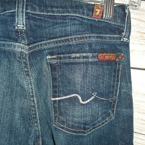 7 For All Man Kind Straight Leg Jeans - Picture 8 of 11